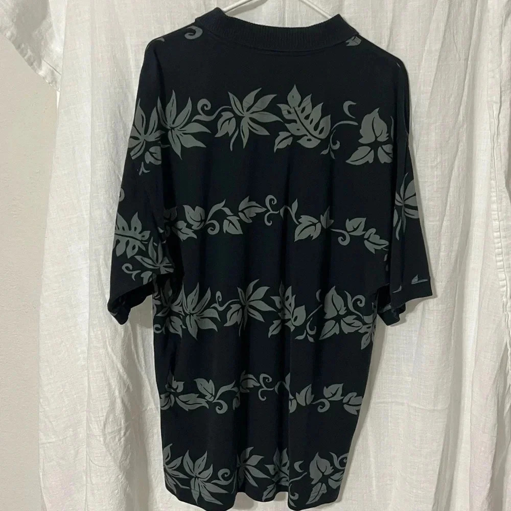 Tommy Bahama Vintage 90s Mens Original Polo Short Sleeve Shirt Floral Cruise - Picture 3 of 8